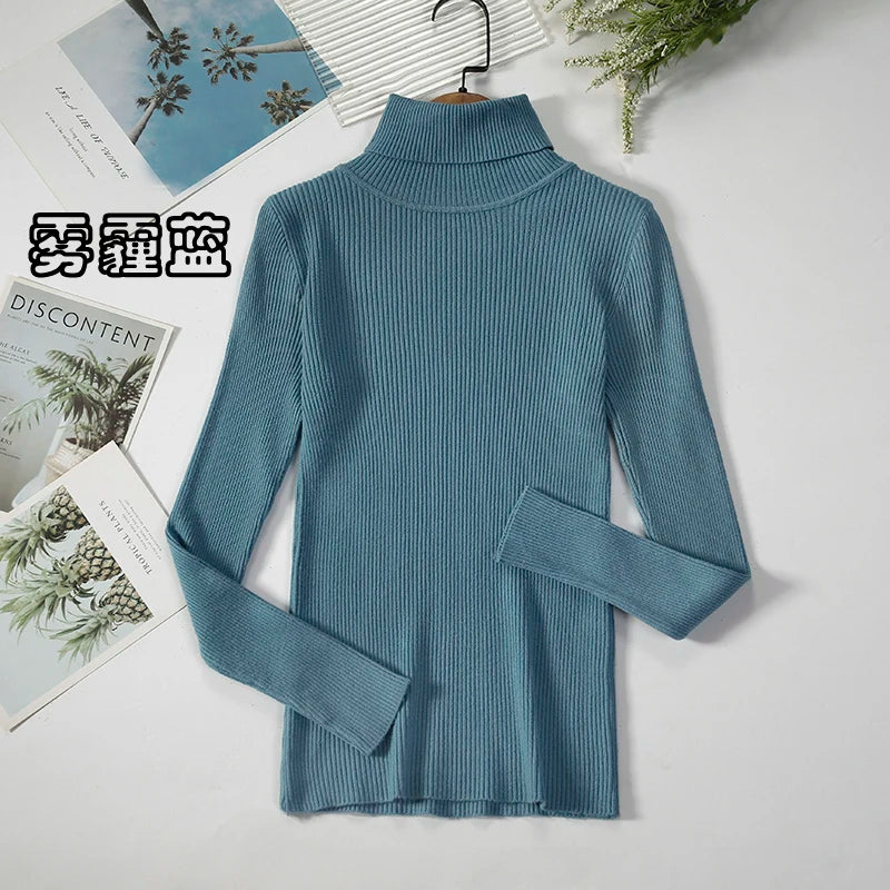 Elegant Turtleneck Pullover Sweater™