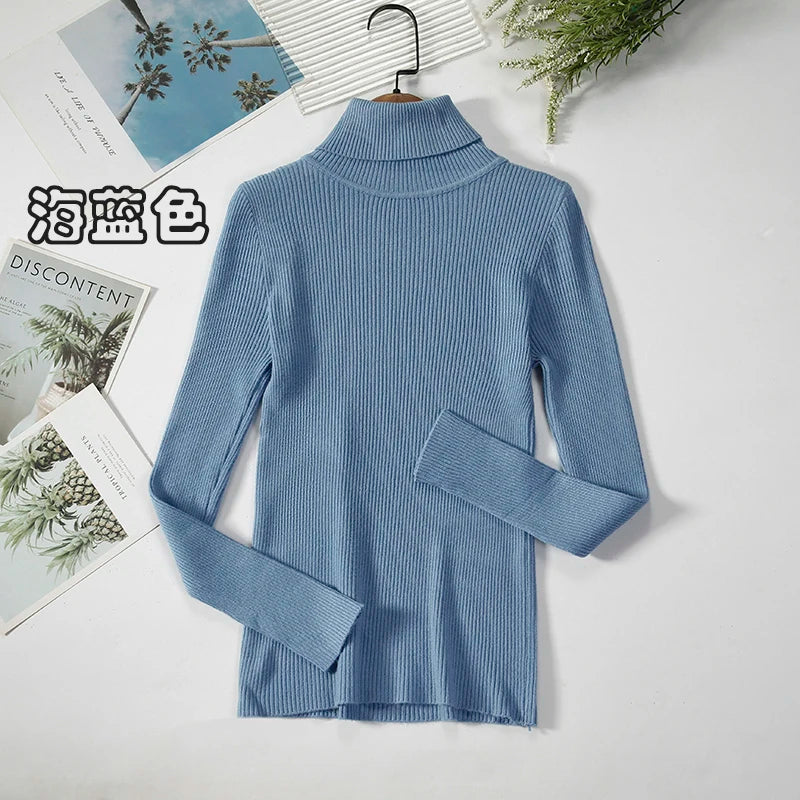 Elegant Turtleneck Pullover Sweater™