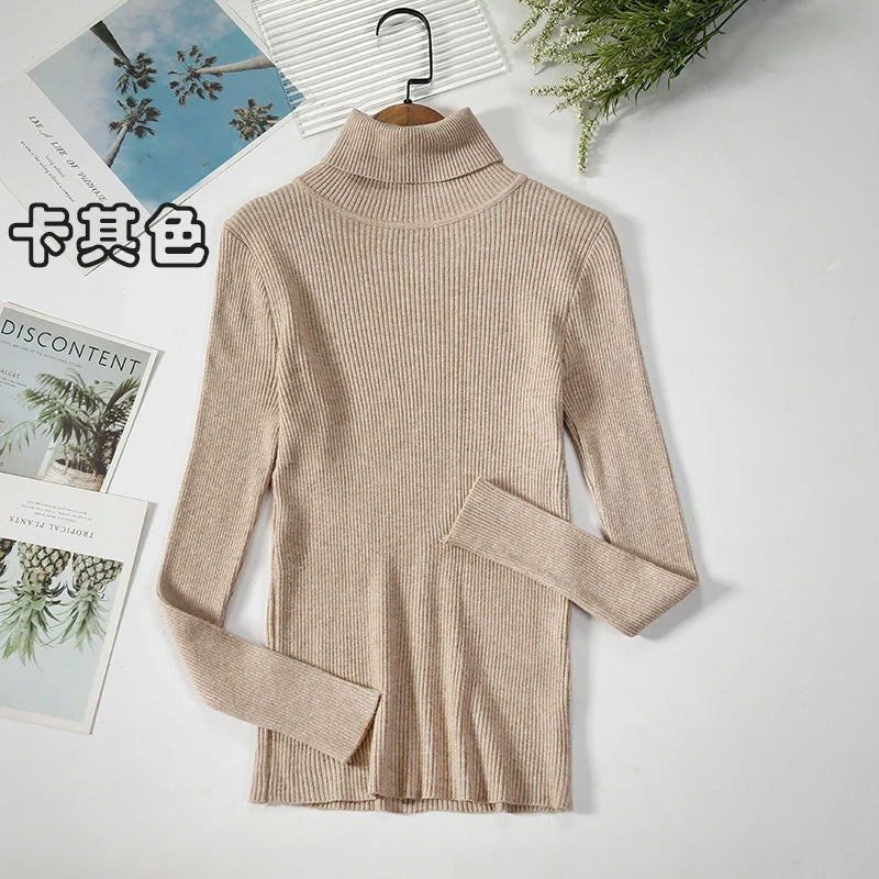 Elegant Turtleneck Pullover Sweater™