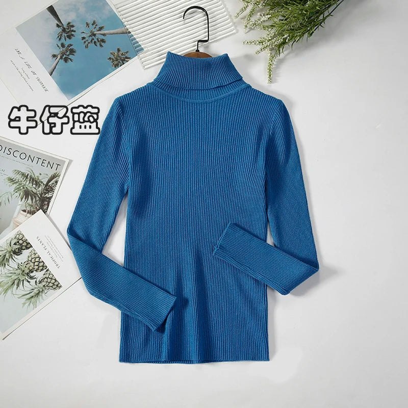 Elegant Turtleneck Pullover Sweater™