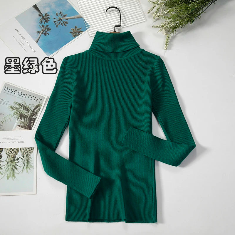 Elegant Turtleneck Pullover Sweater™