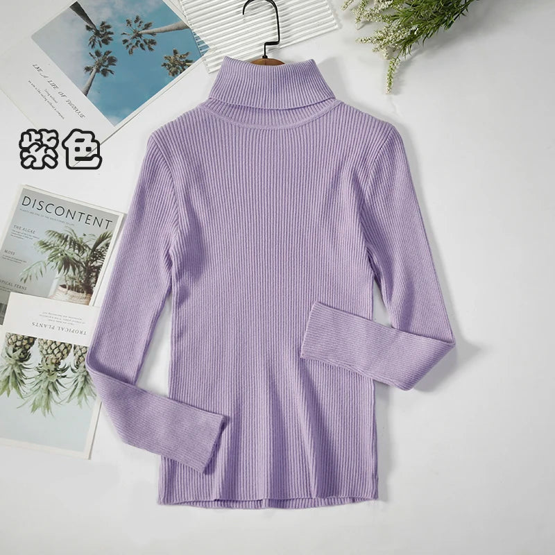 Elegant Turtleneck Pullover Sweater™