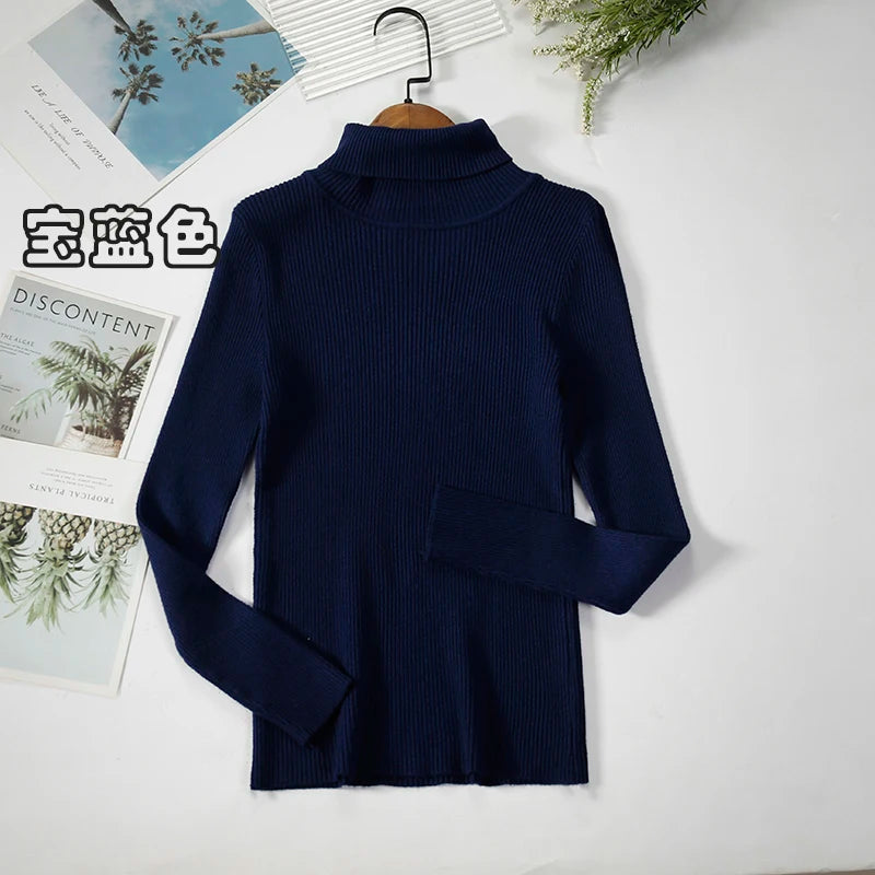 Elegant Turtleneck Pullover Sweater™