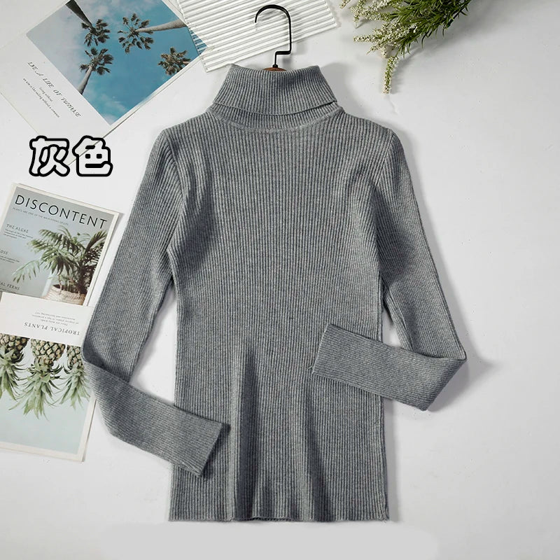 Elegant Turtleneck Pullover Sweater™