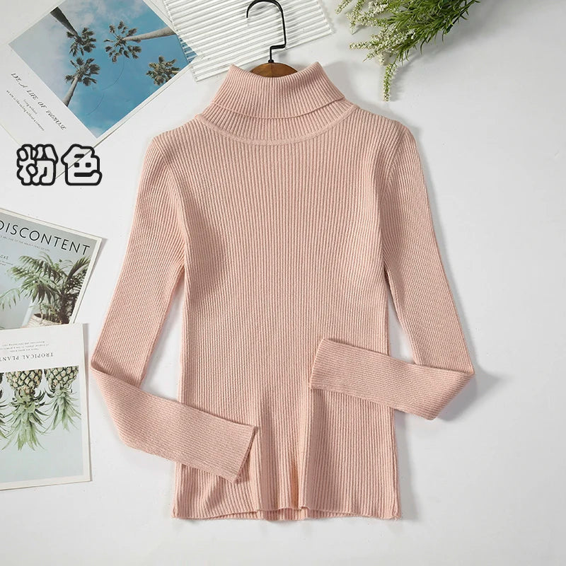 Elegant Turtleneck Pullover Sweater™